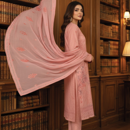 HAK Libaas embroidered lawn suit HK-235C