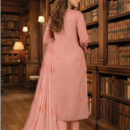 HAK Libaas embroidered lawn suit HK-235C
