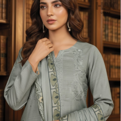 HAK Libaas embroidered lawn suit HK-235D