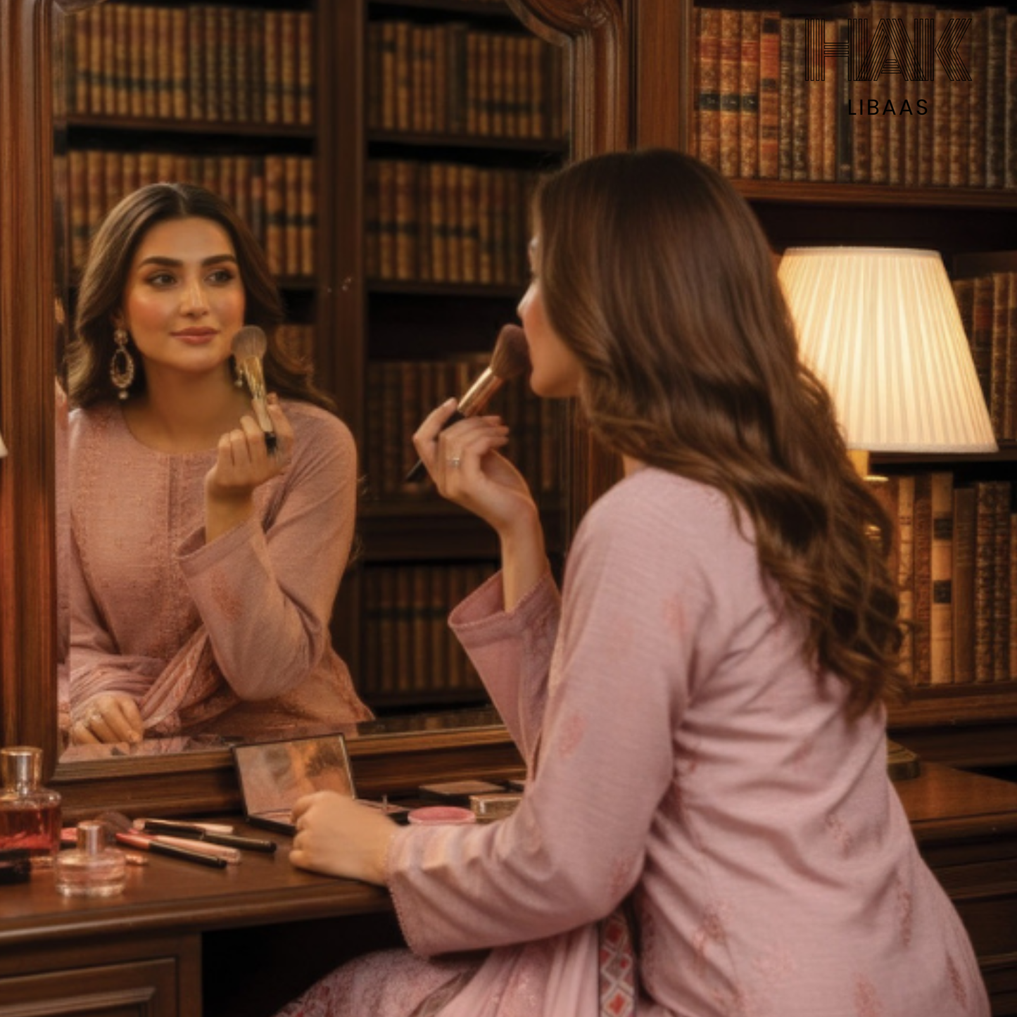 HAK Libaas embroidered lawn suit HK-235G