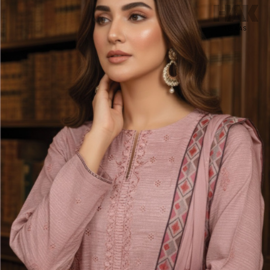 HAK Libaas embroidered lawn suit HK-235G
