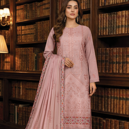 HAK Libaas embroidered lawn suit HK-235G