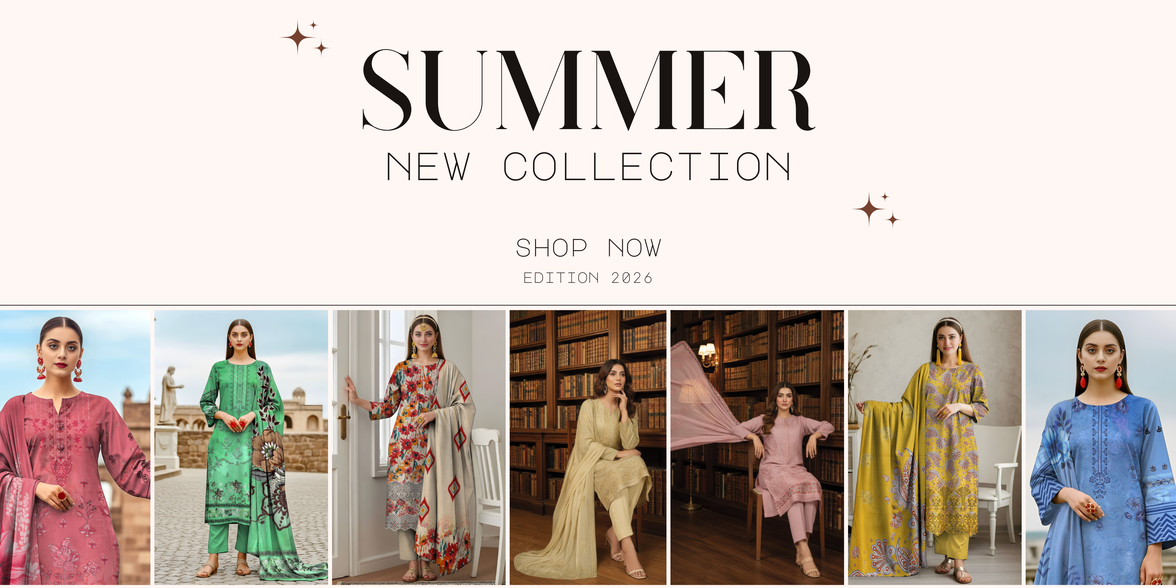 New Summer Collection Banner - HAK Libaas